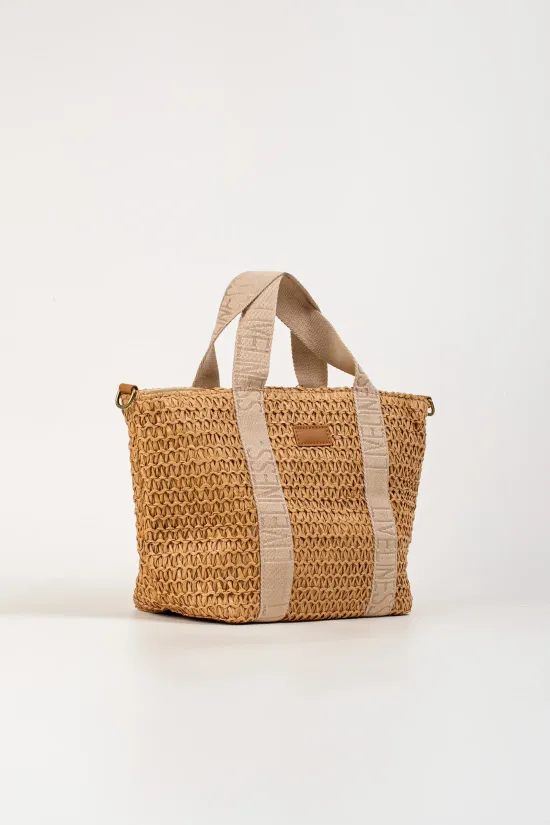 BOLSO BANDOLERA DALTO  NATURAL