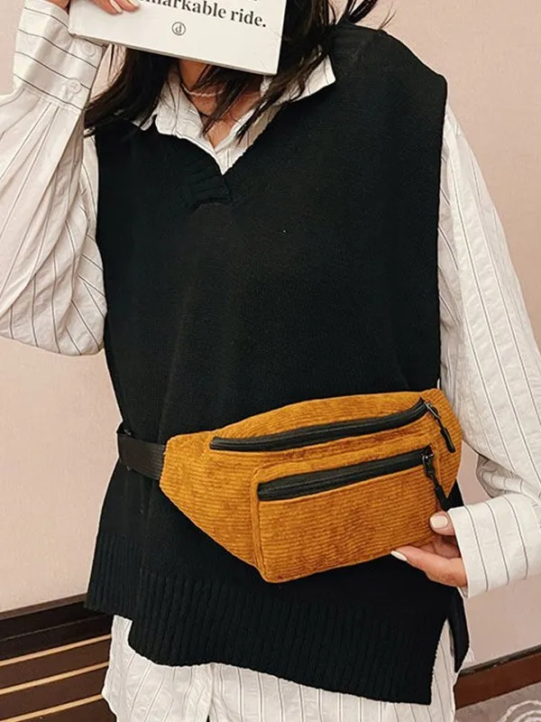 Bolso bandolera vintage de terciopelo