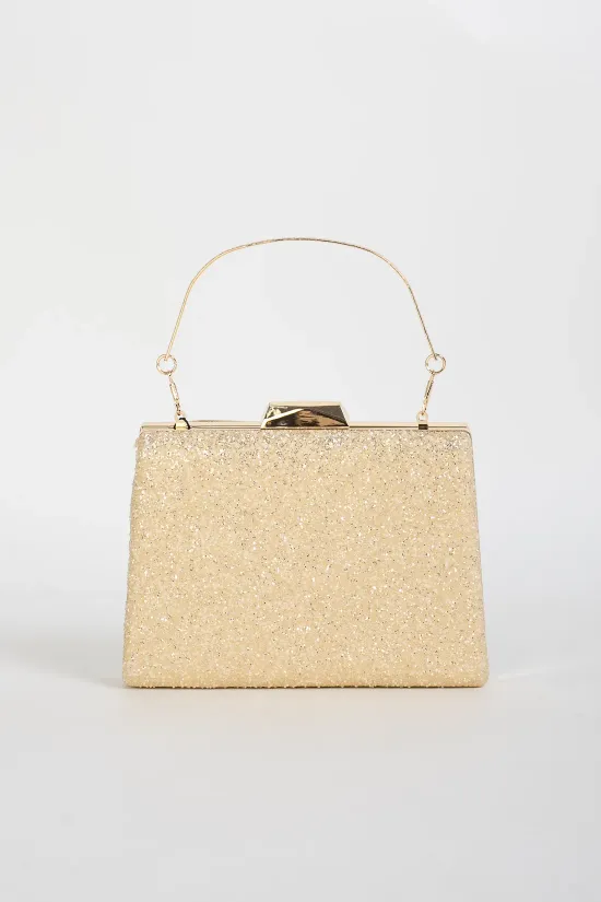 BOLSO CLUTCH  ALEYA  ORO
