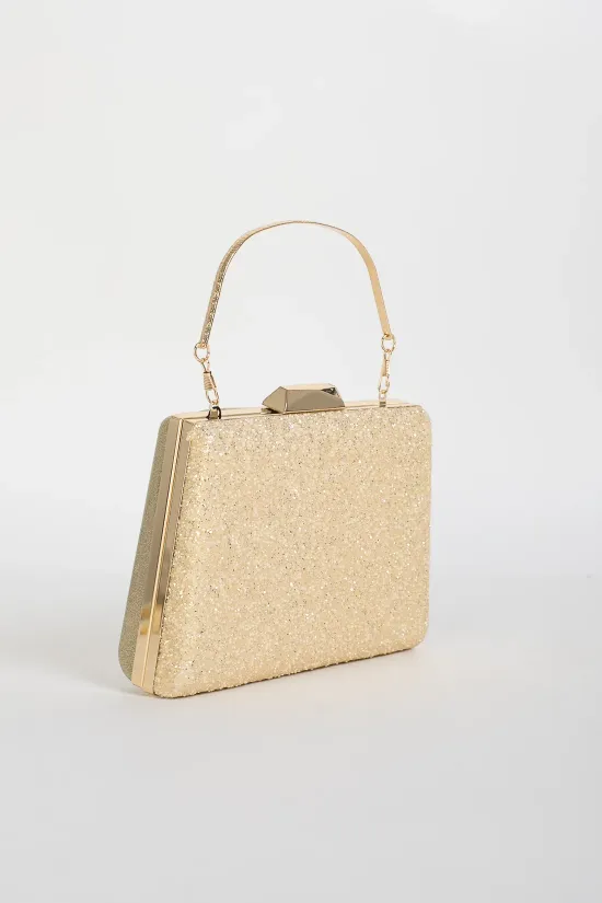 BOLSO CLUTCH  ALEYA  ORO