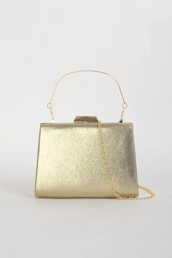 BOLSO CLUTCH  ALEYA  ORO