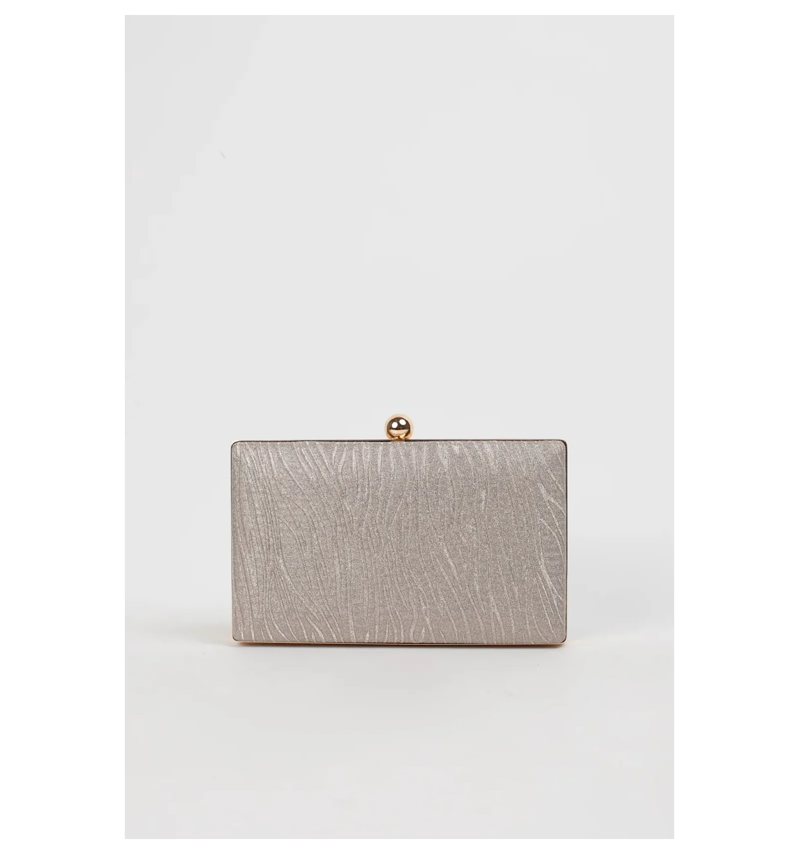 BOLSO CLUTCH TRIGOS  CHAMPáN
