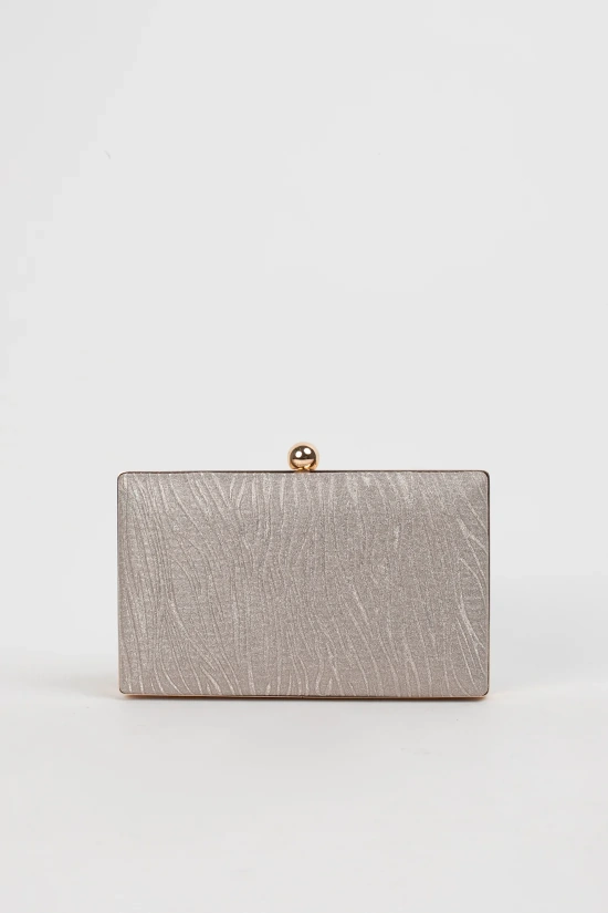 BOLSO CLUTCH TRIGOS  CHAMPáN