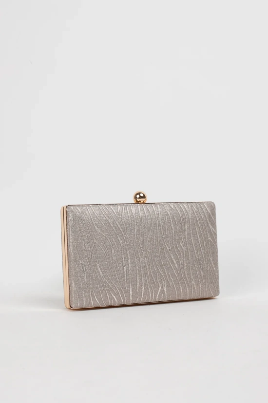 BOLSO CLUTCH TRIGOS  CHAMPáN