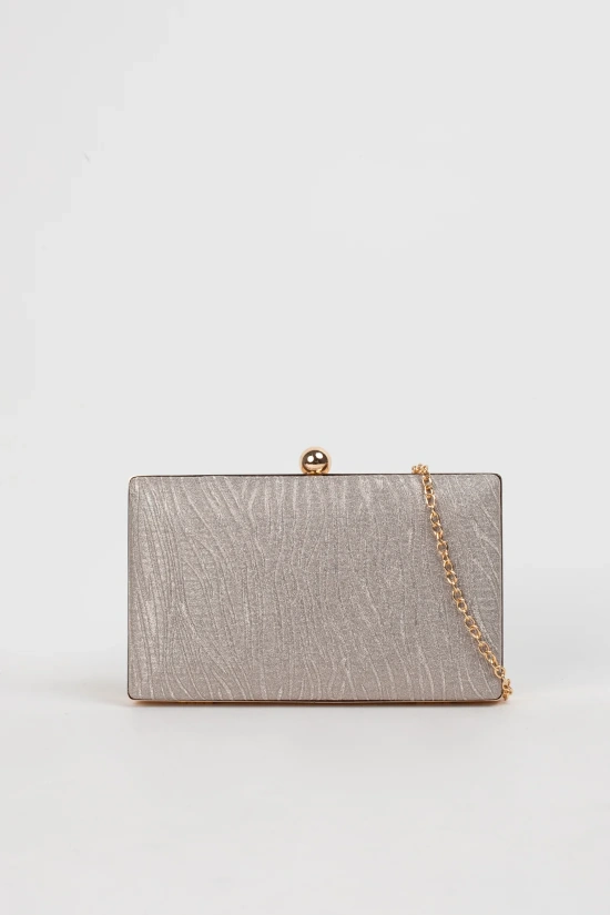 BOLSO CLUTCH TRIGOS  CHAMPáN