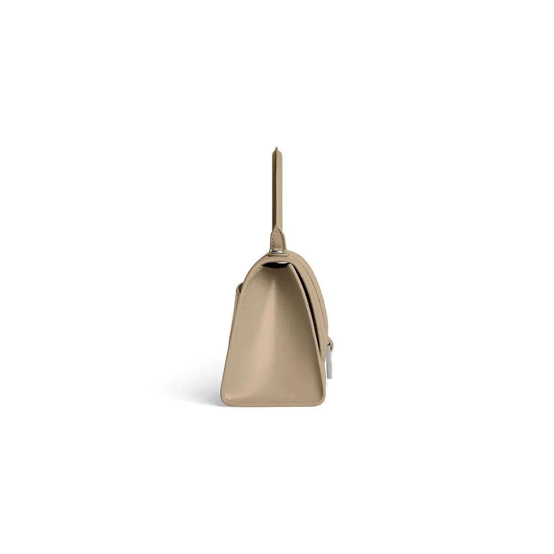 Bolso De Mano Hourglass Pequeño De Box para Mujer en Beige