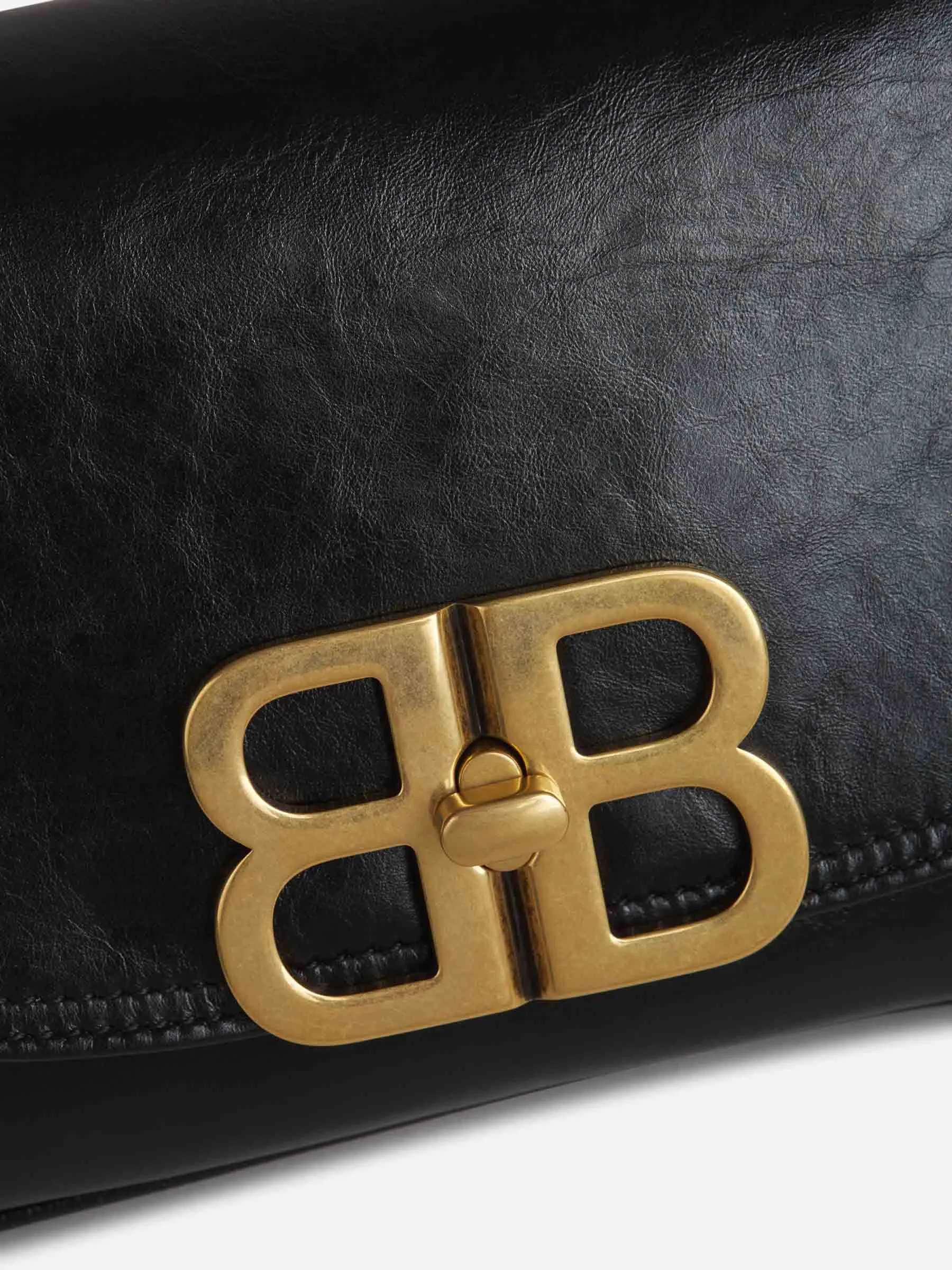 Bolso Hombro Logo Piel
