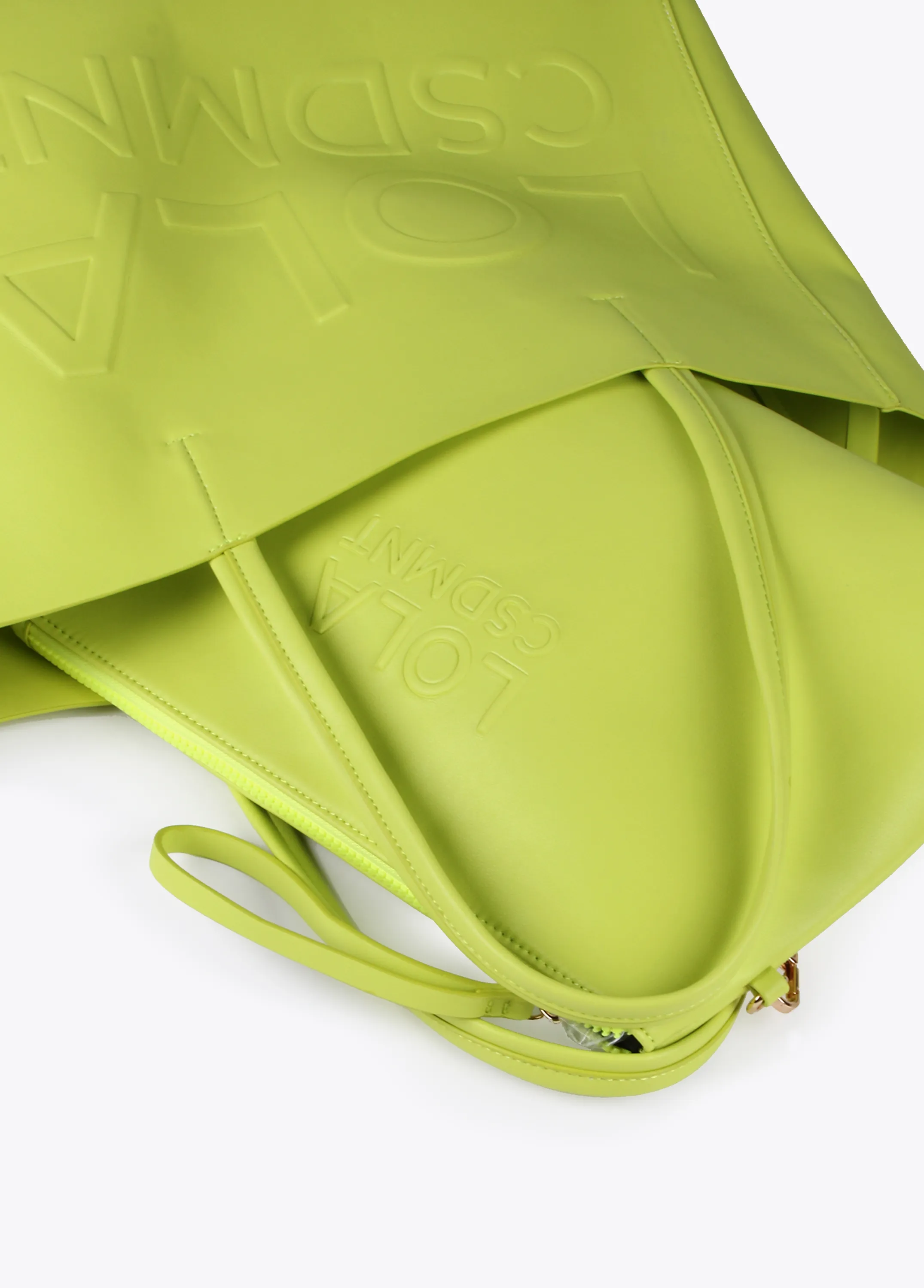 Bolso shopper con logo en relieve LIMA Lola Casademunt