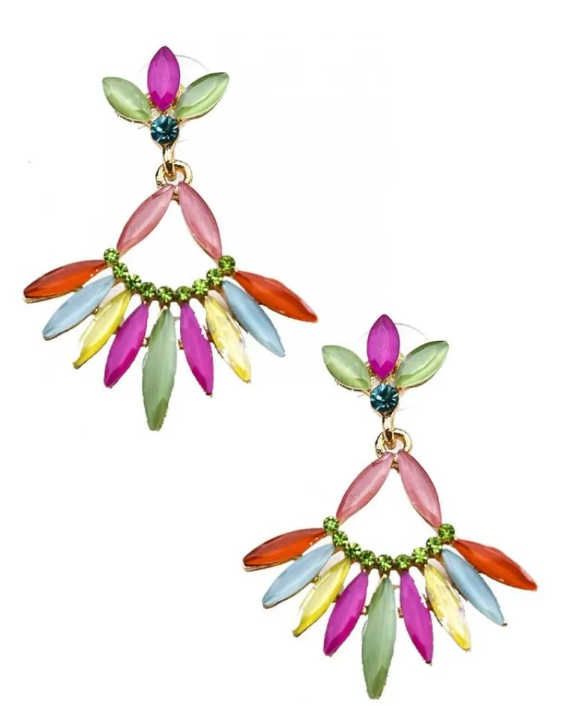 BONITOS PENDIENTES DE FIESTA EN MULTICOLOR PARA EVENTOS