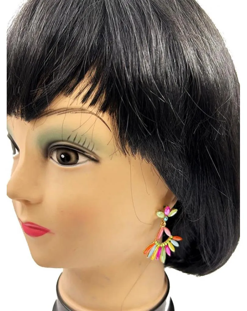 BONITOS PENDIENTES DE FIESTA EN MULTICOLOR PARA EVENTOS