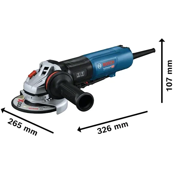 BOSCH  GWS 17125 PSB  AMOLADORA ANGULAR CON ALAMBRE, 1700 W, 125 MM, MANGO ANTIVIBRACIONES, VELOCIDAD CONSTANTE, VELOCIDAD AJ