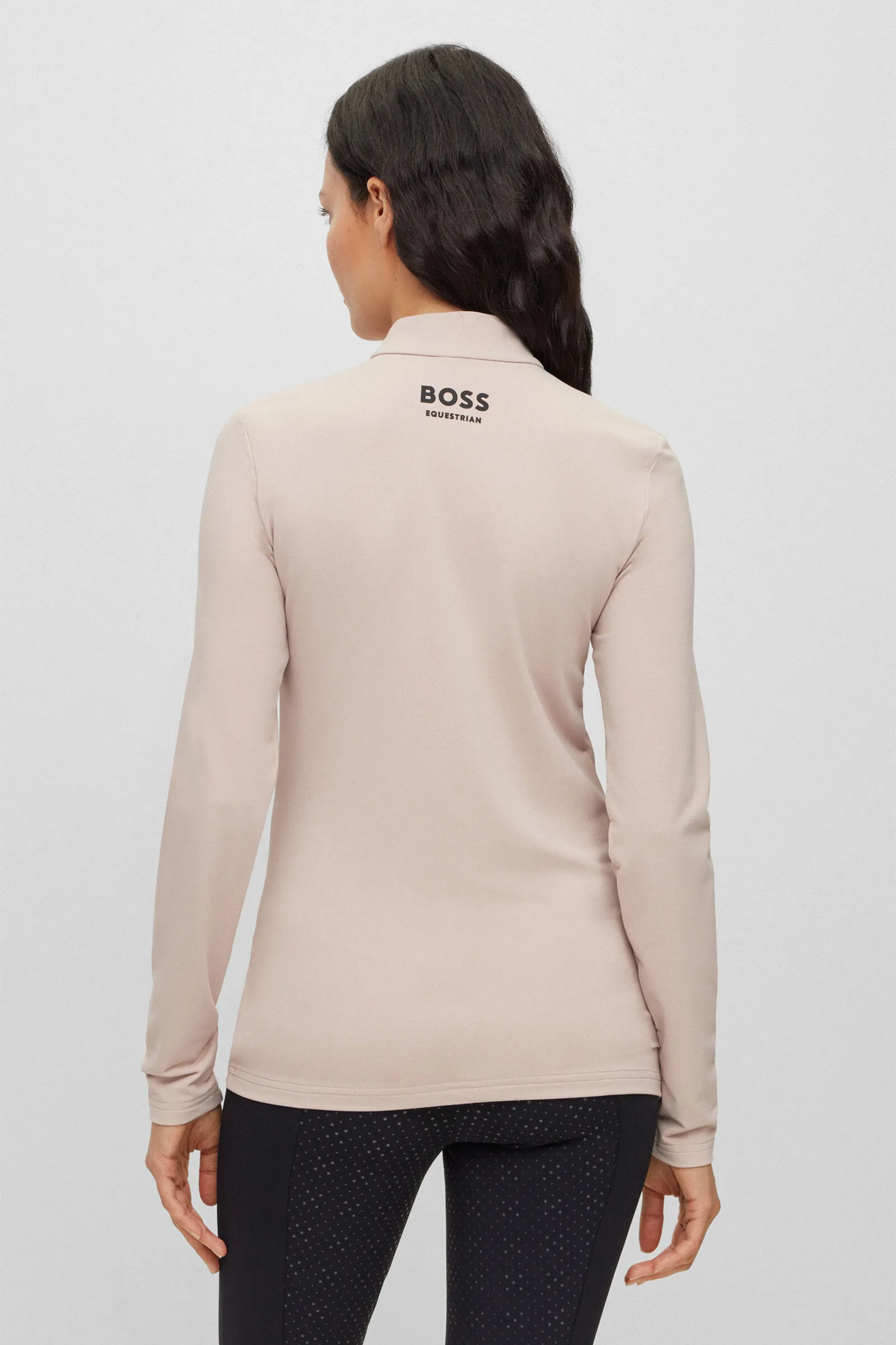 Boss Camiseta de entrenamiento Lia Signature Stripe para mujer
