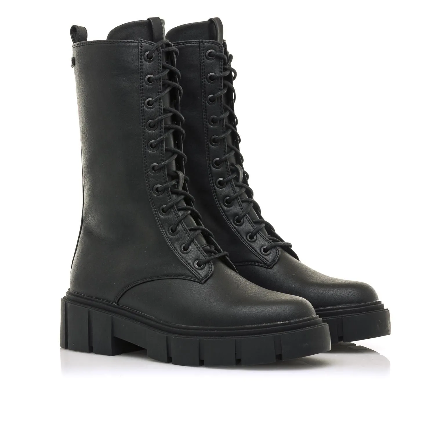 BOTA ALTA MARS NEGRO Mustang Mujer 50191