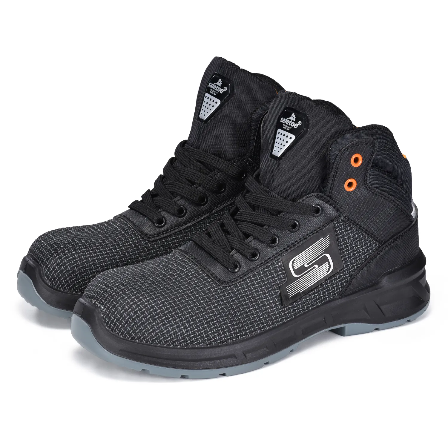 BOTAS DE TRABAJO CON PUNTERA COMPUESTA PUTEK DE CORTE ALTO PARA HOMBRES Y MUJERES M8571