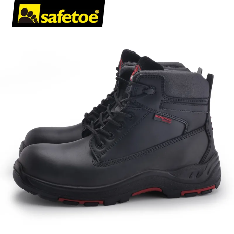 Botas de trabajo impermeables con puntera de seguridad de caucho aislado
