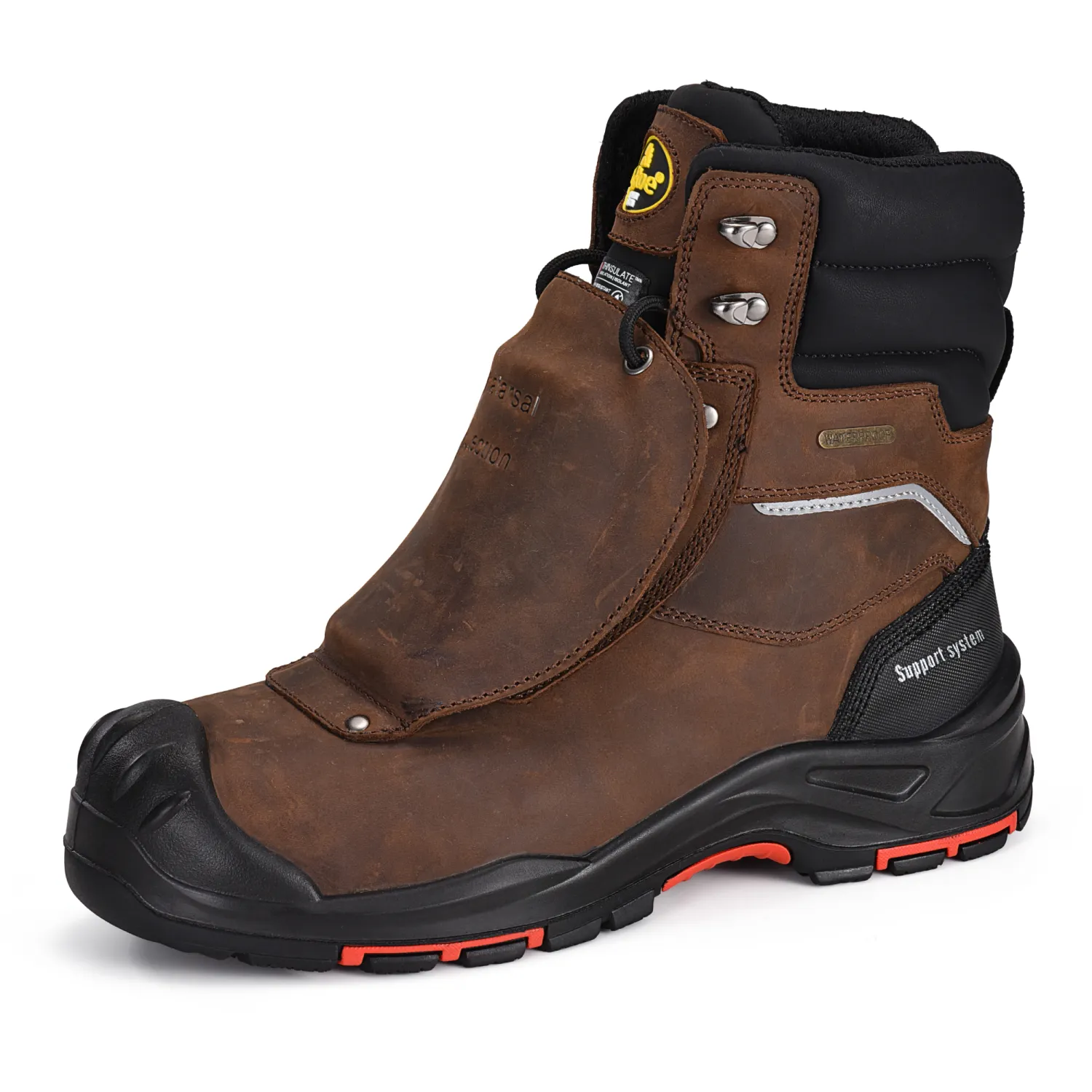 BOTAS DE TRABAJO RESISTENTES AL ACEITE BOTAS DE TRABAJO DE SOLDADURA H9552 METATARSAL