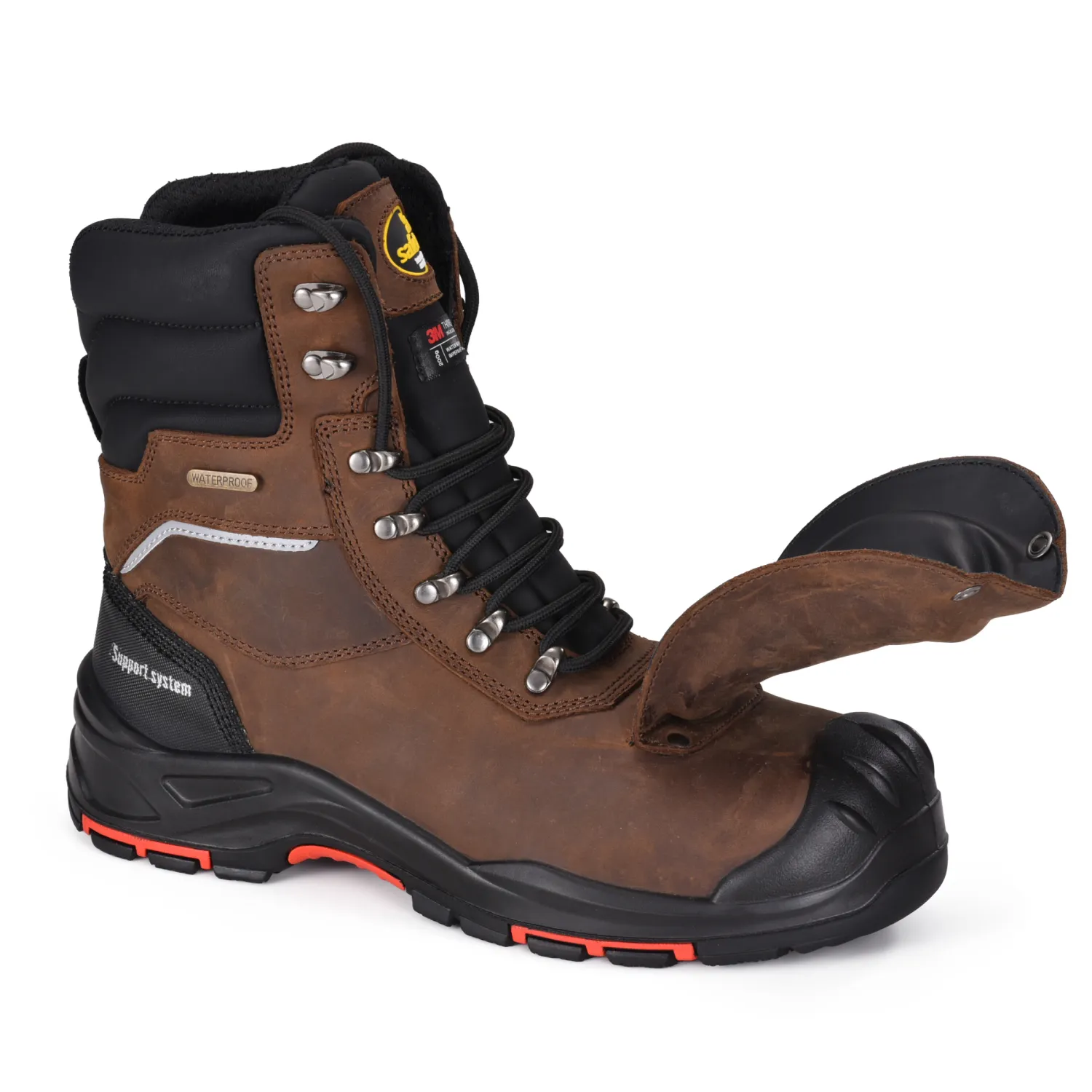 BOTAS DE TRABAJO RESISTENTES AL ACEITE BOTAS DE TRABAJO DE SOLDADURA H9552 METATARSAL