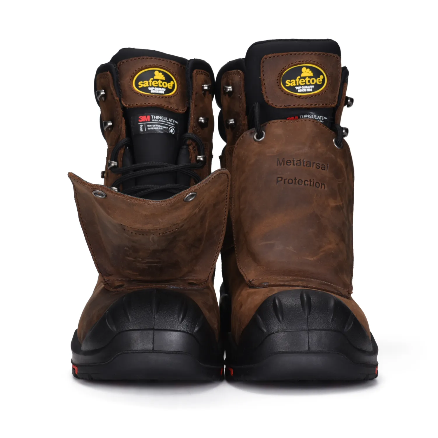 BOTAS DE TRABAJO RESISTENTES AL ACEITE BOTAS DE TRABAJO DE SOLDADURA H9552 METATARSAL
