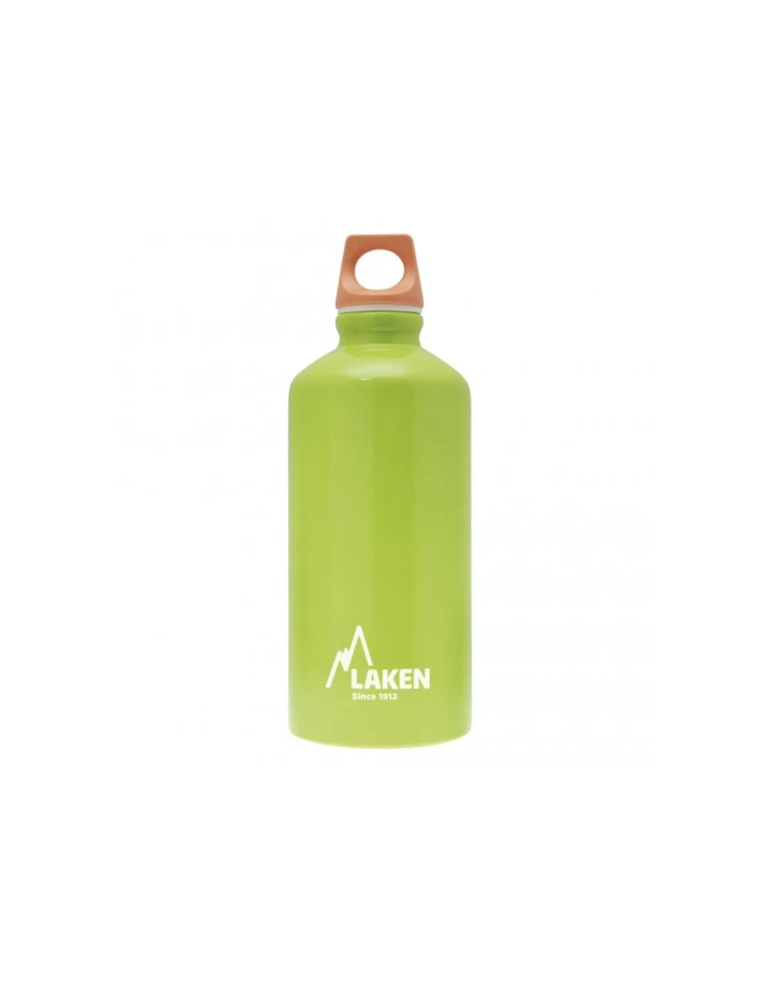 BOTELLA ALUMINIO FUTURA 0,6 L.TAPóN ROSA VERDE