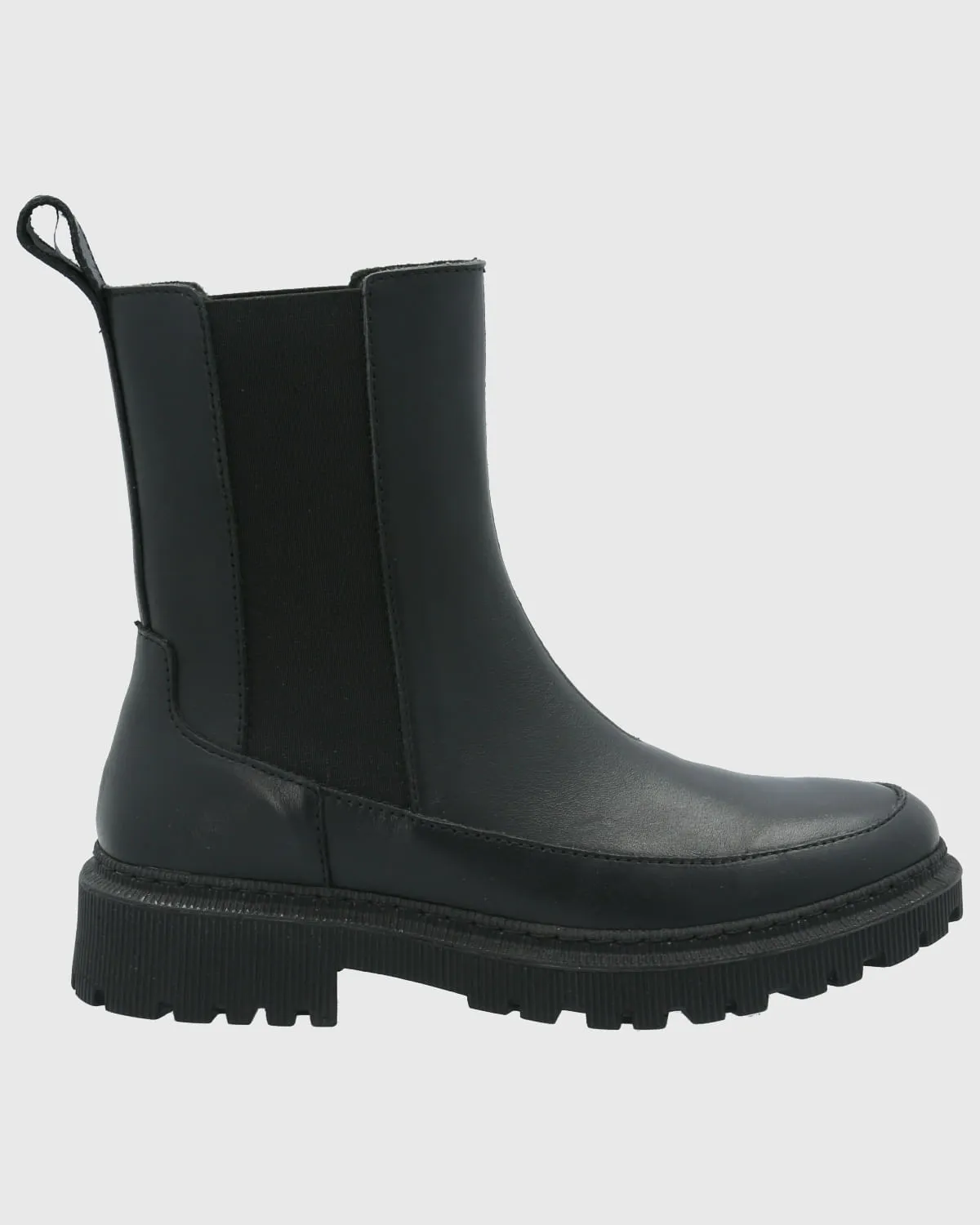 Botin Cuero Mujer Bibury Negro