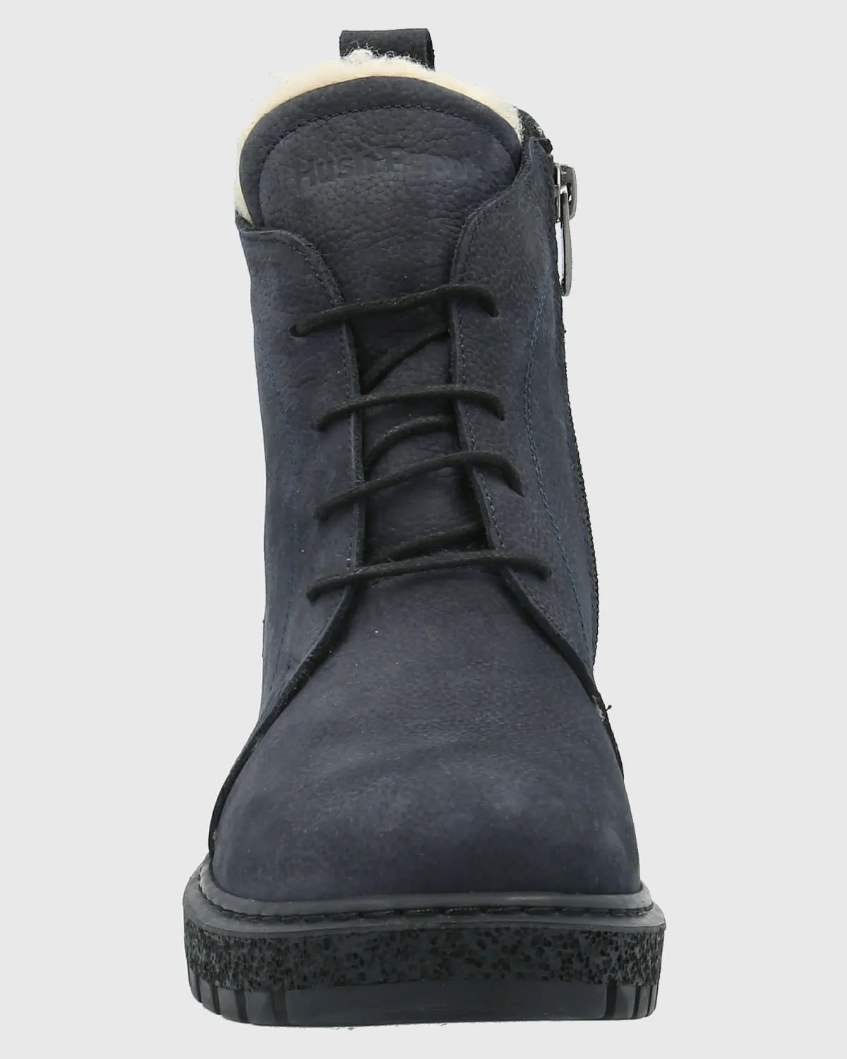 Botin Cuero Mujer Clere Azul