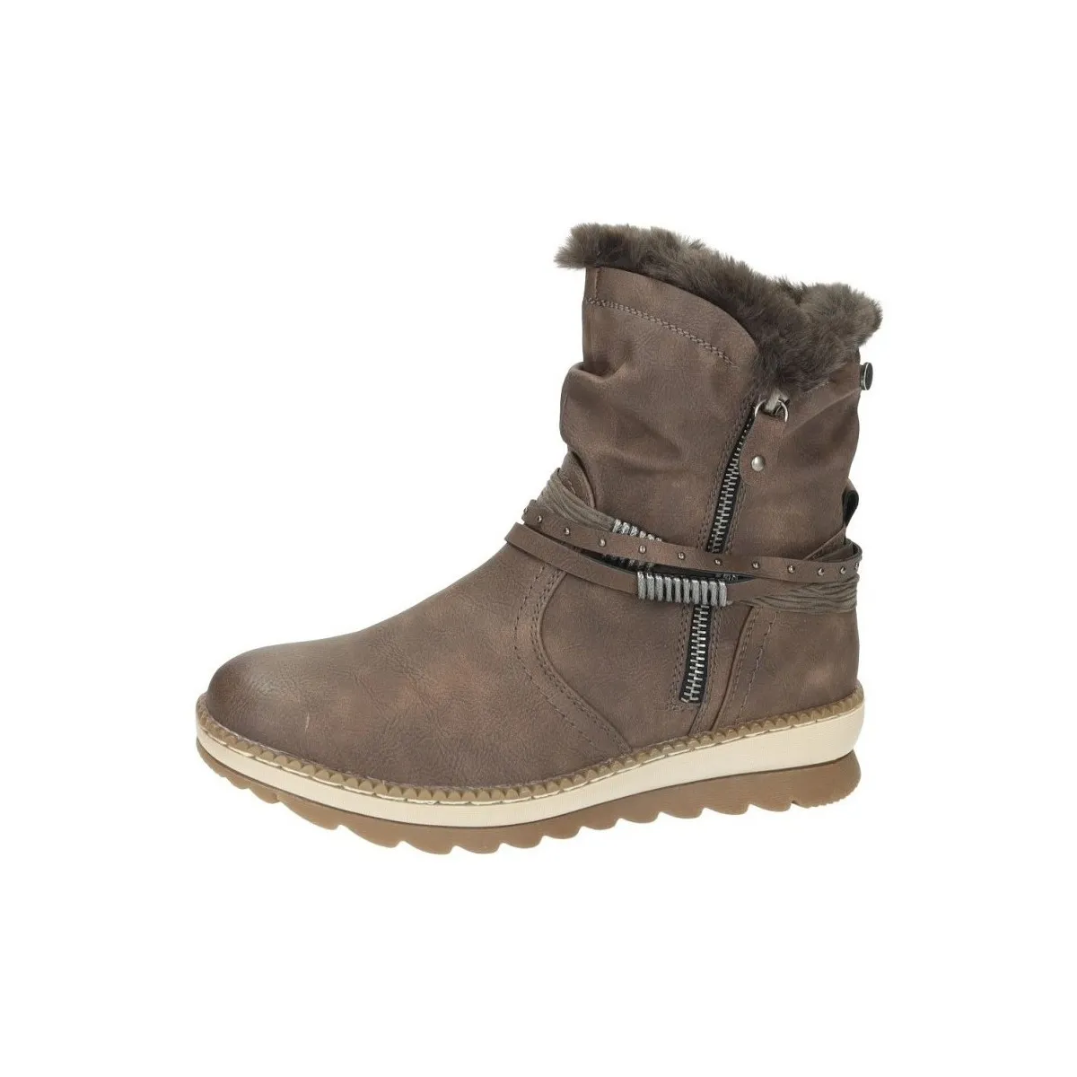 Botines con cintas
