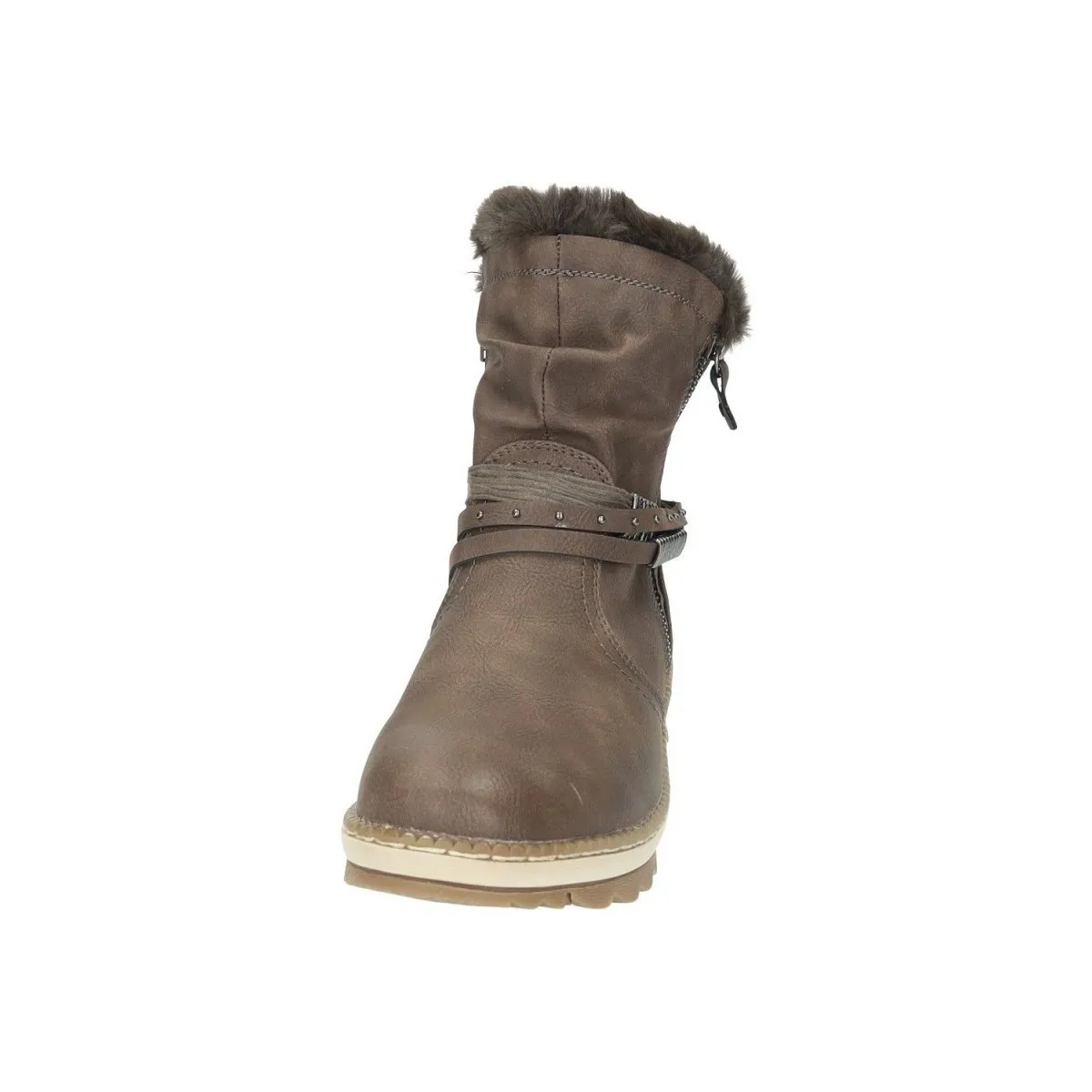Botines con cintas