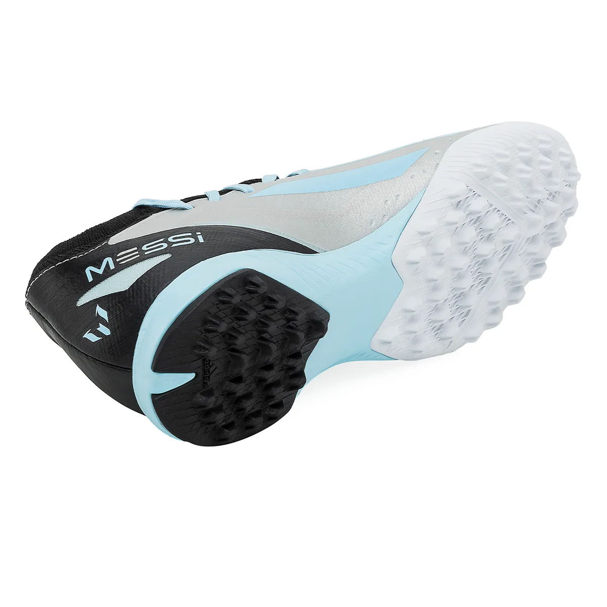 Botines De Futbol Adidas X Crazyfast Messi. 3 TF Plata