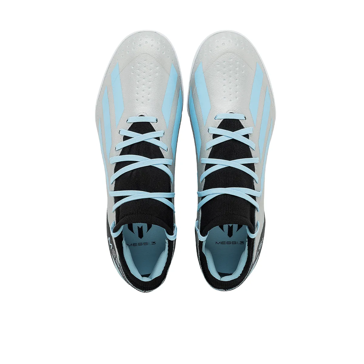 Botines De Futbol Adidas X Crazyfast Messi. 3 TF Plata