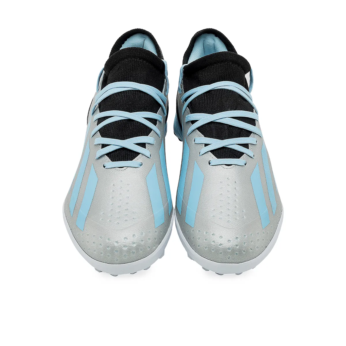Botines De Futbol Adidas X Crazyfast Messi. 3 TF Plata