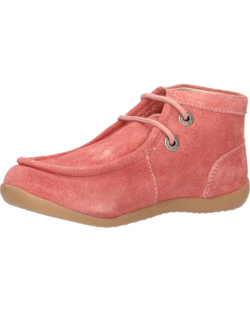 BOTINES DE NIñA Y NIñO KICKERS 73497010 BALABI 133 ROSE ANTIQUE