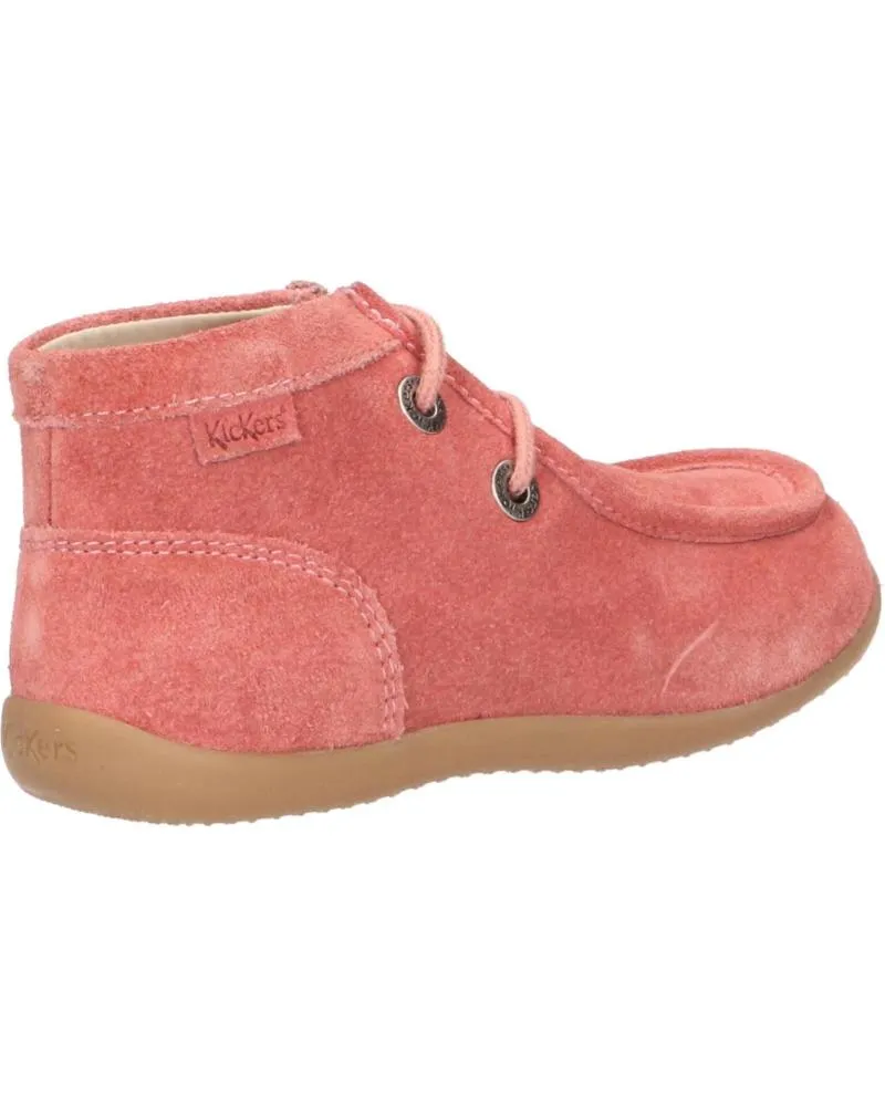 BOTINES DE NIñA Y NIñO KICKERS 73497010 BALABI 133 ROSE ANTIQUE
