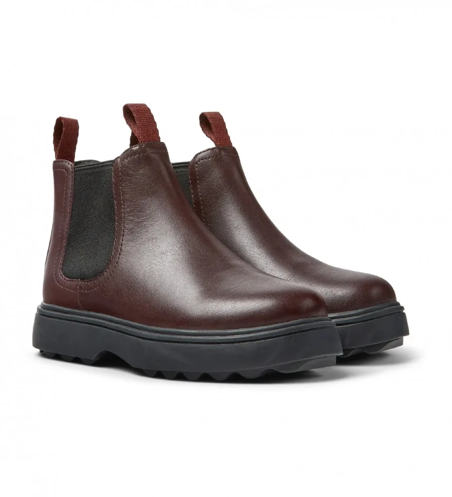 Botines de Piel Norte burdeos