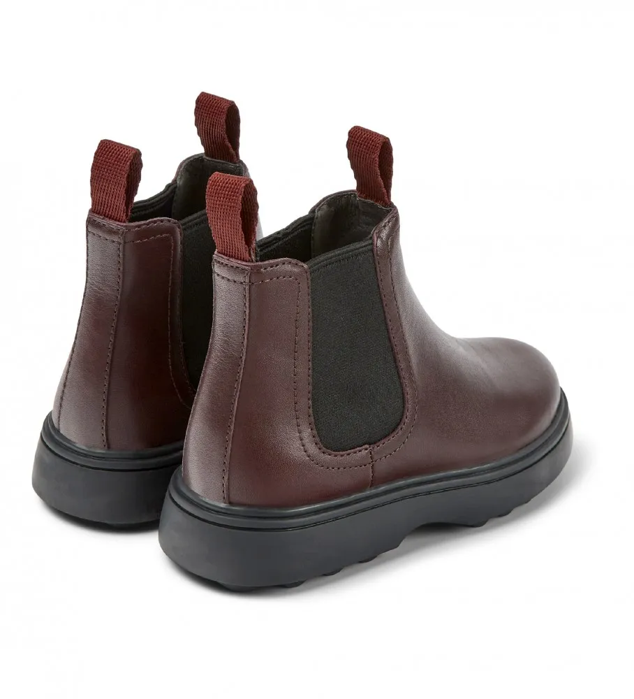 Botines de Piel Norte burdeos