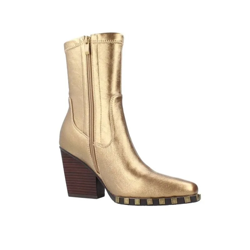 Botines De TacÓn Noa Harmon 9095 Mujer Oro