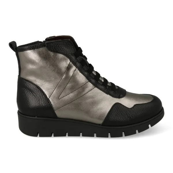 BOTINES DEPORTIVOS MUJER PIEL MOD. SPACE PLATA