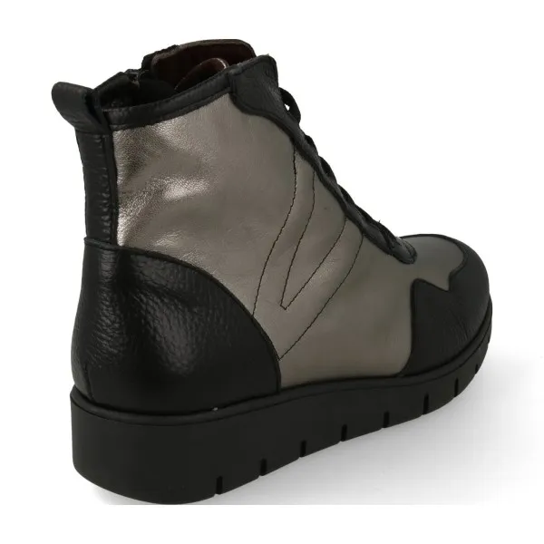 BOTINES DEPORTIVOS MUJER PIEL MOD. SPACE PLATA