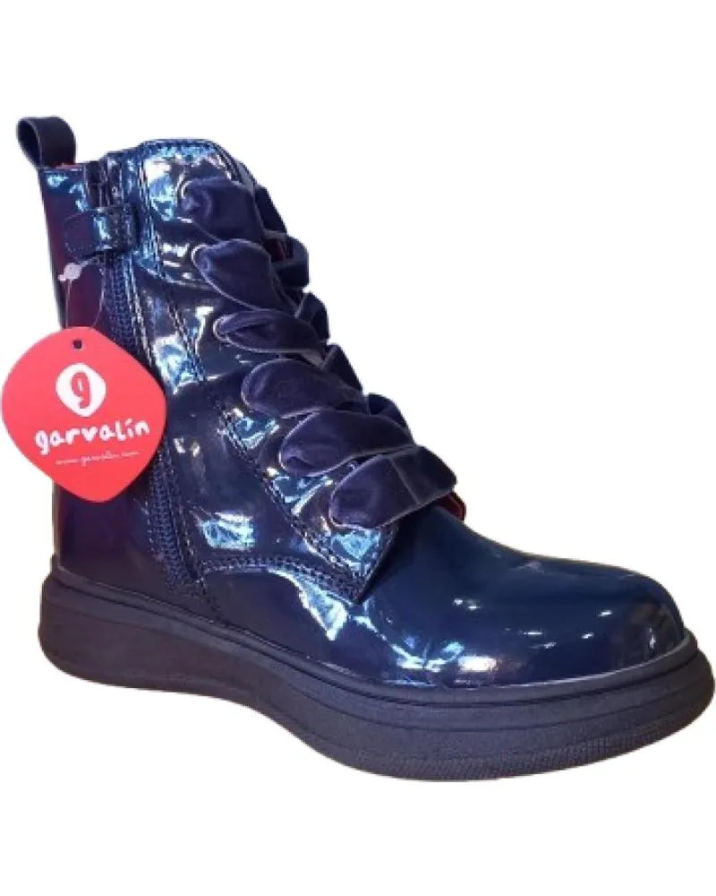 BOTINES GARVALIN  DE NIñA BOTIN NINA MOD 221550B  AZUL MARINO