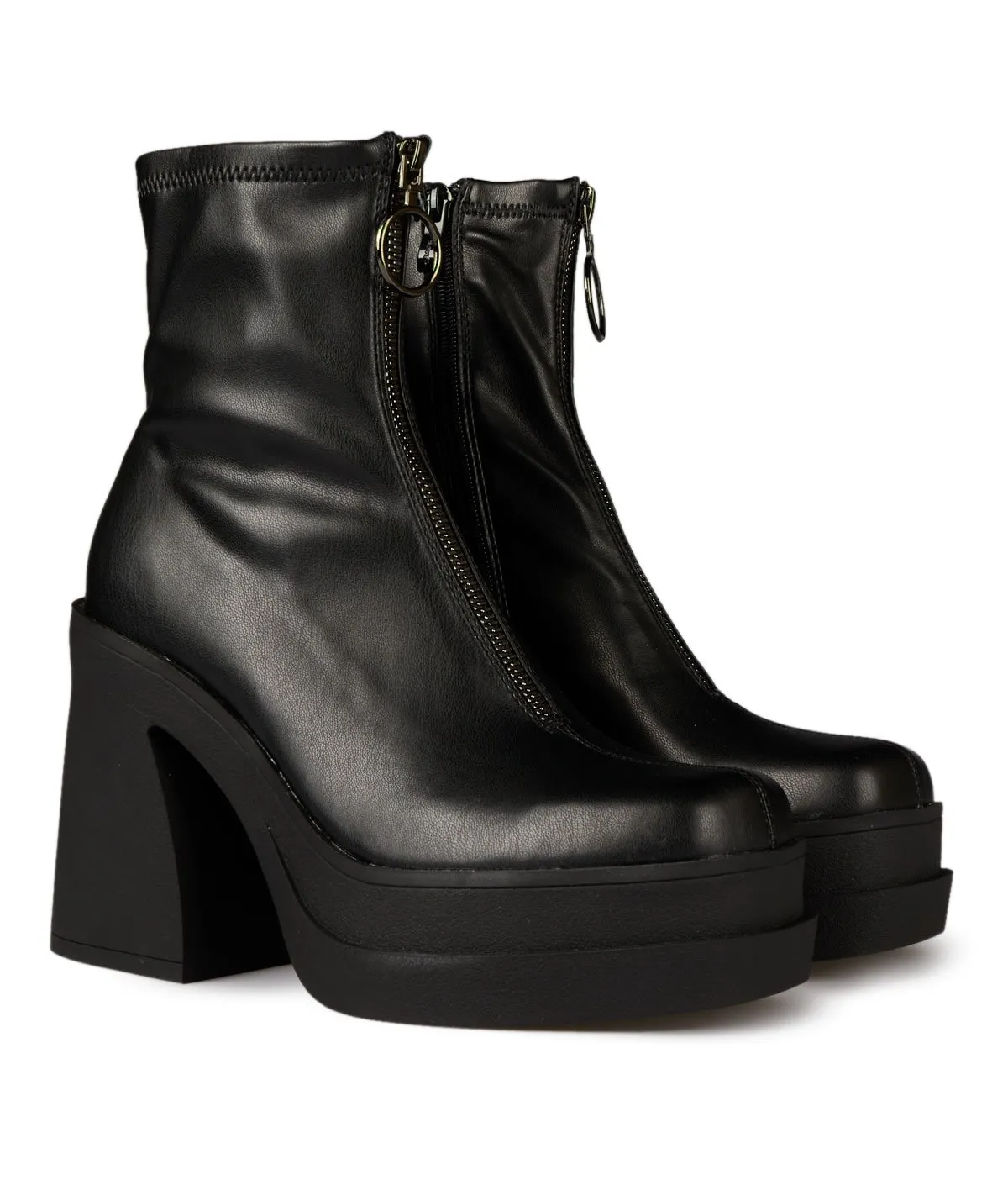 Botines Mujer 1134 Efecto Cuero