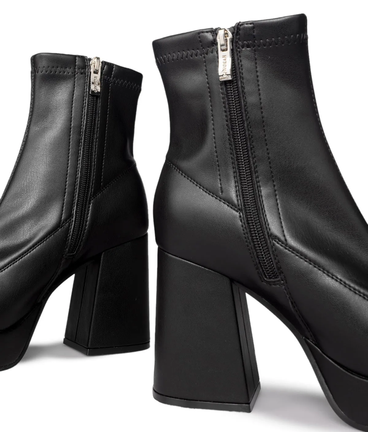 Botines Mujer 1140 Efecto Cuero