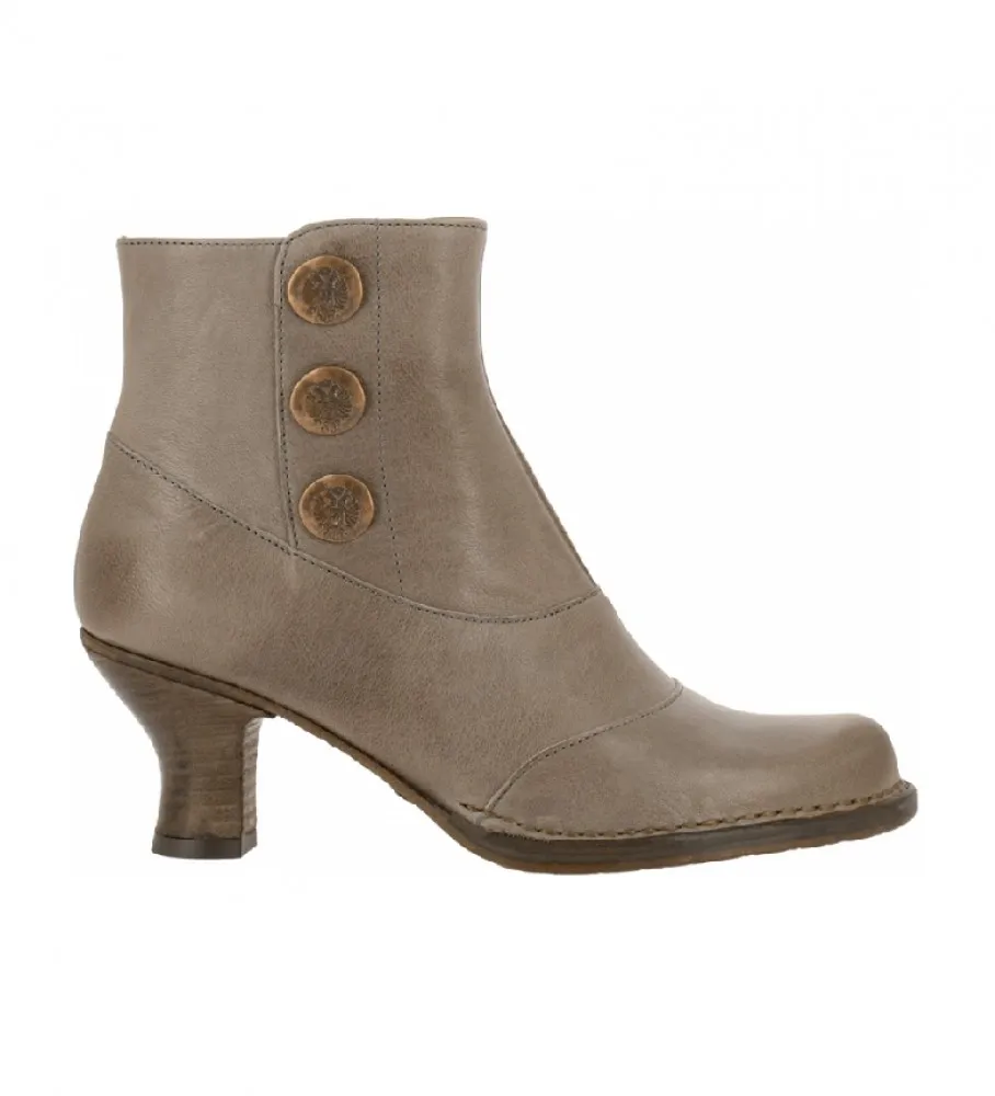 BOTINES S661 MONTONE TAUPE ALTURA TACóN: 6.5CM