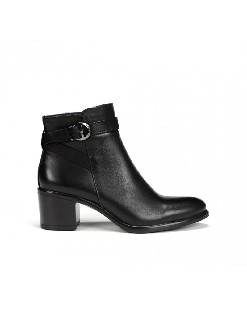 Botín negro confort de tacón bajo | FLUCHOS LEXI D9094