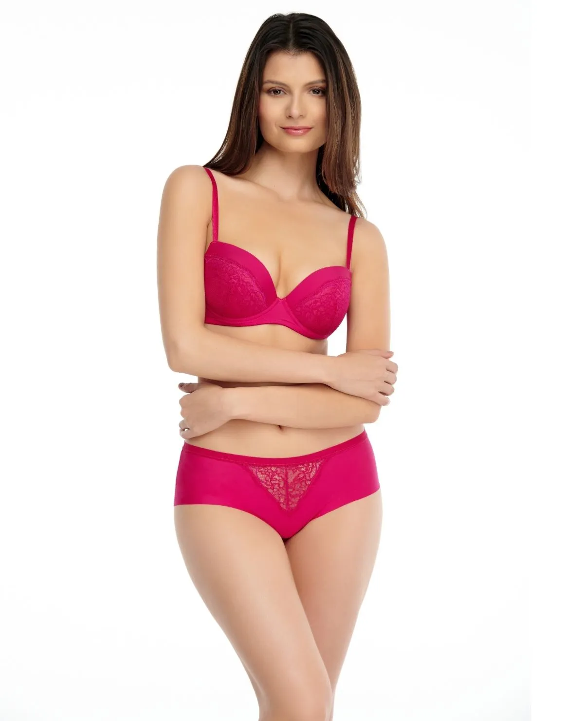Brasier Realce Medio | Realce medio | Escote profundo | Cargaderas ajustable_ Ref: 48970