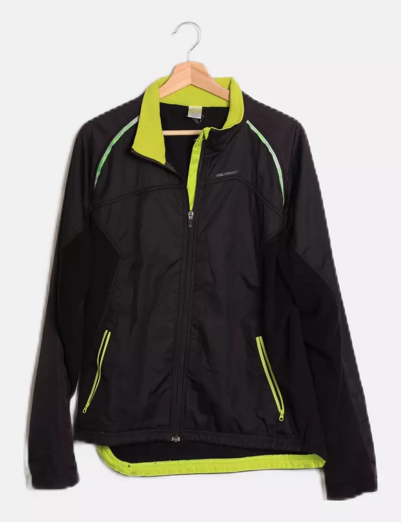 Btwin Sudadera negra combinada