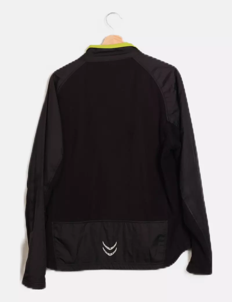 Btwin Sudadera negra combinada