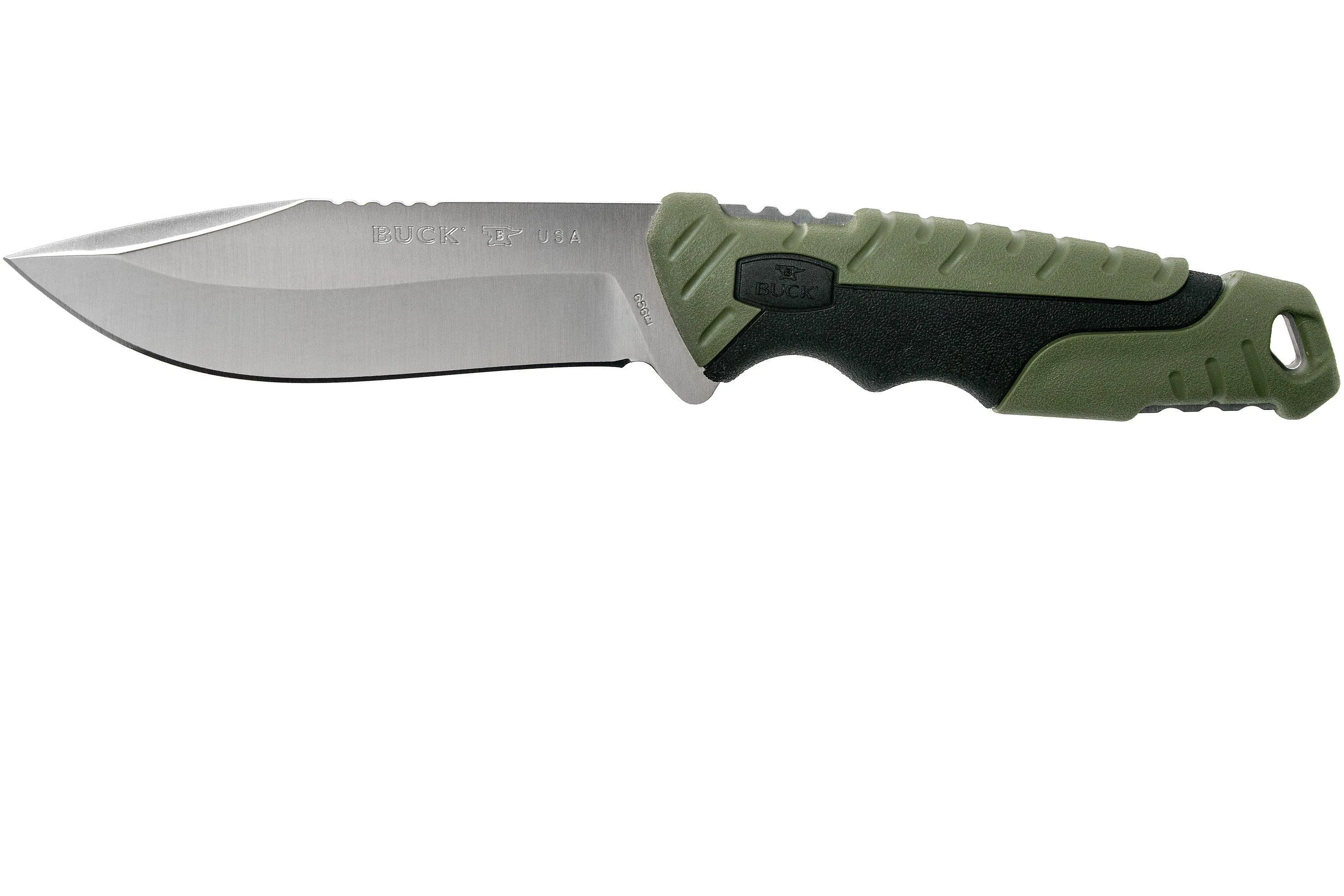 Buck Pursuit Large Green 656GRS cuchillo de caza