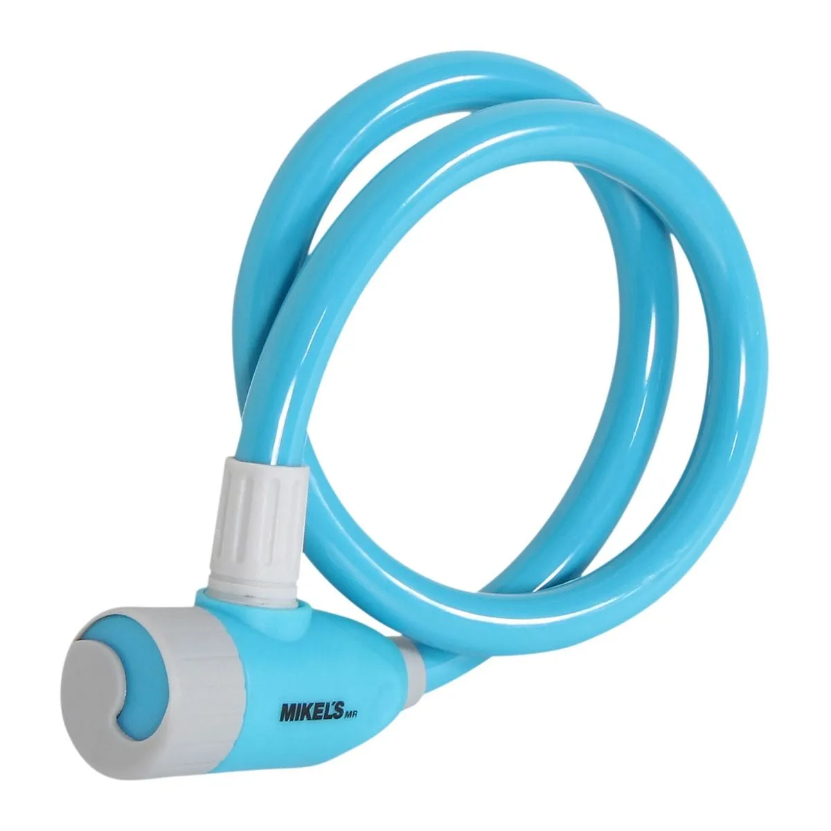 CABLE CANDADO FLEXIBLE DE ACERO PARA NIñO MARCA MIKELS CCA65