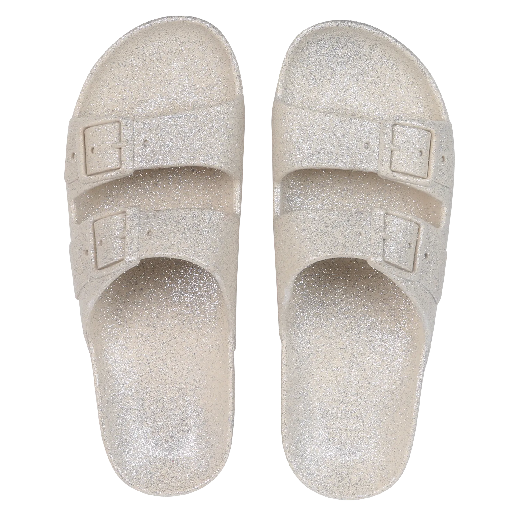 CACATOES DO BRASIL CARIOCA  SANDALIAS PLANAS CON HEBILLA EN BLANCO
