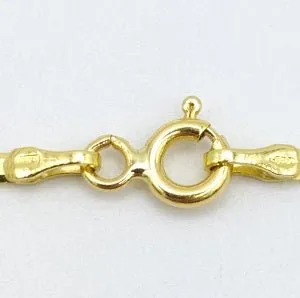 Cadena oro 18k cubana mujer