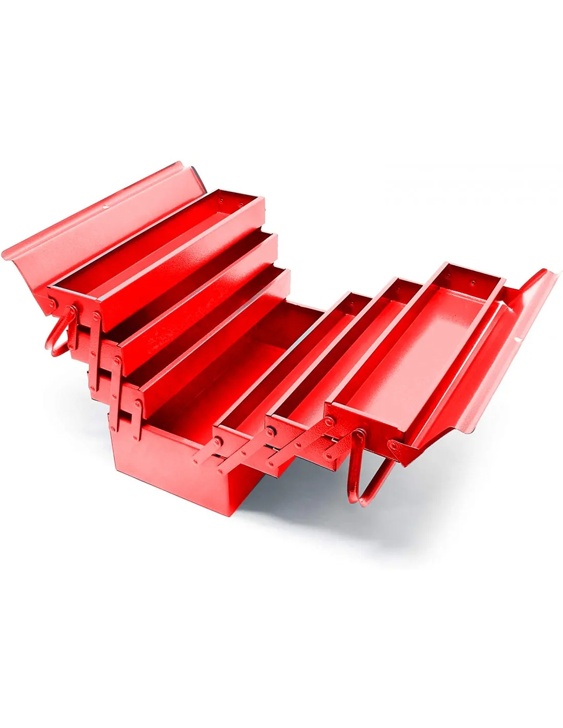 CAJA DE HERRAMIENTAS CON 7 COMPARTIMENTOS 260 x 205 x 450mm